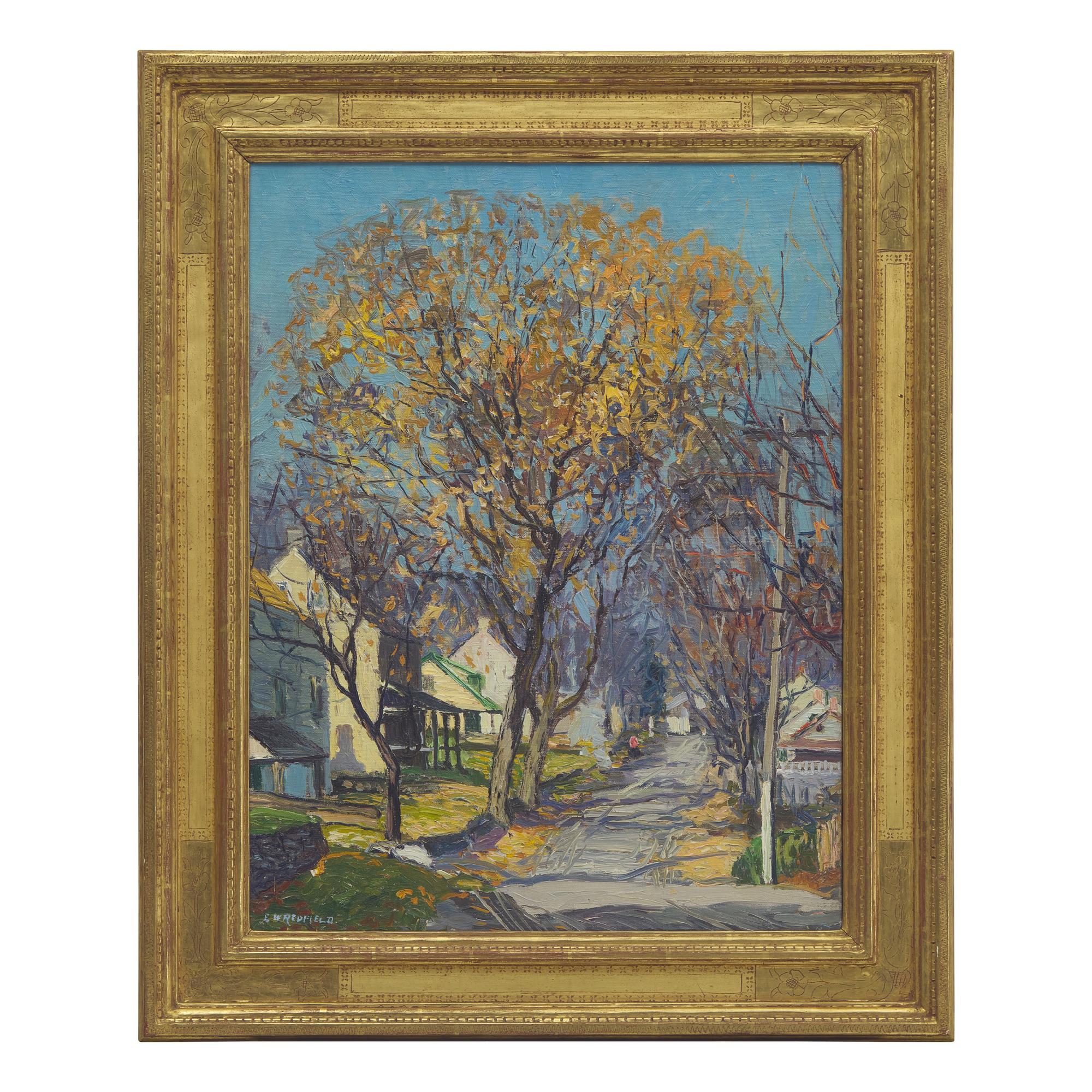 Edward Willis Redfield (American, 1869-1965) — Village Street