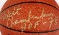 A Wilt Chamberlain Signed Autograph Basketball (Beckett Authentication Services BAS Certified),