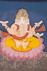 Seven Indian Miniature Paintings