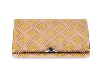 A Fabergé Yellow and Rose Gold Cigarette Case