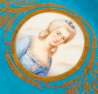 A Sevres Style Porcelain Charger with Louis XVI and His Courtiers — LATE 19TH CENTURY