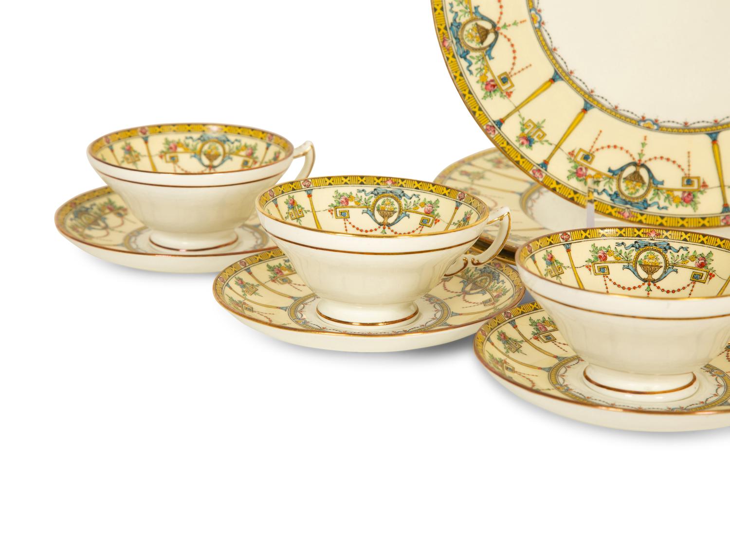 A Minton Porcelain Dinner Service