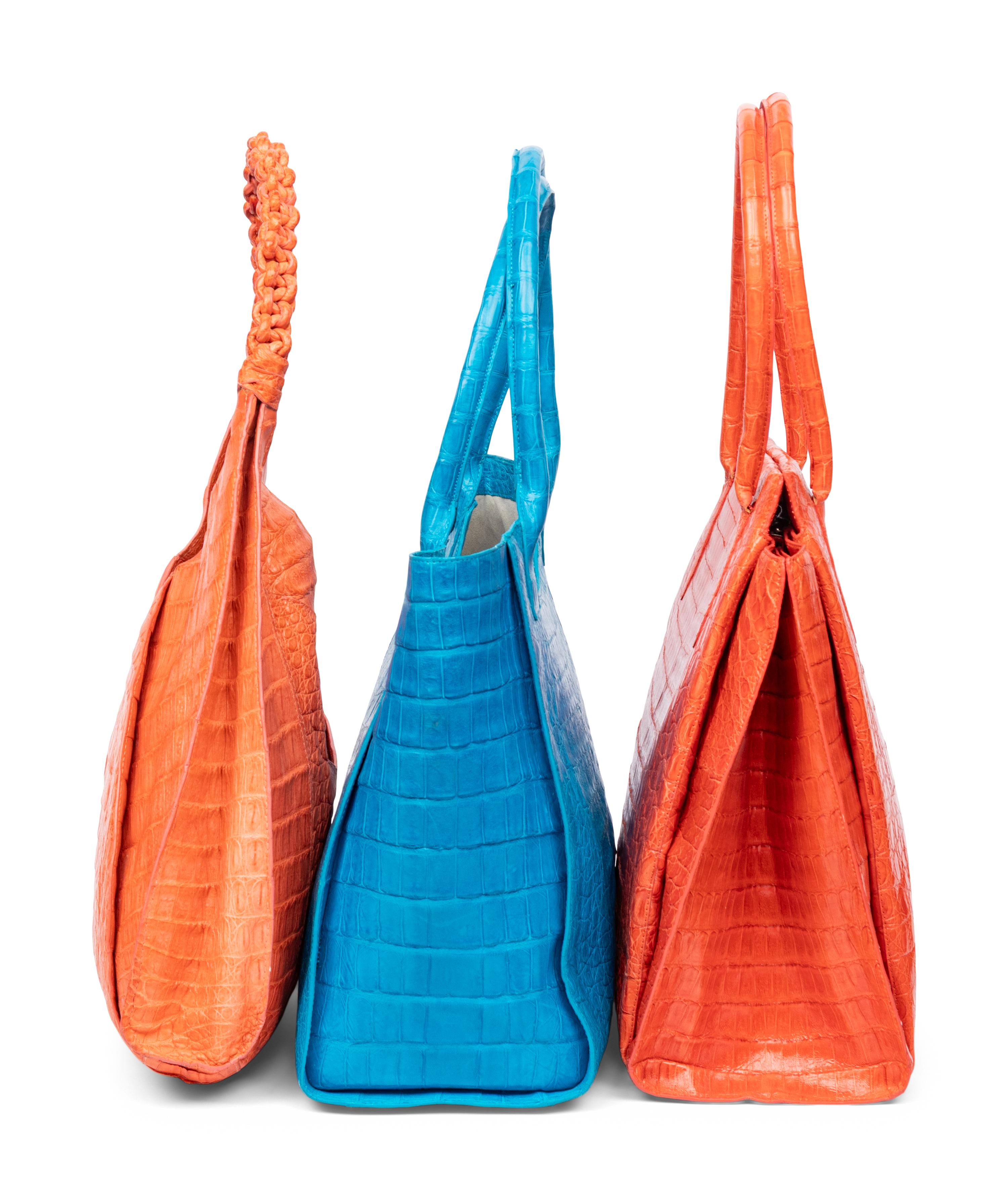 Nancy Gonzalez, Three Tote Bags