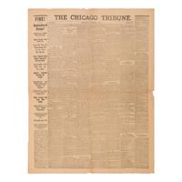 [Chicago Fire]. A large archive of letters, documents, tokens, and ephemera related to the Great Fire.