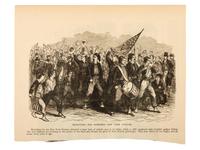 [HAWKINS' ZOUAVES]. A group of prints and newspapers featuring illustrations and coverage of the 9th New York Infantry Regiment in the battlefield, comprising: