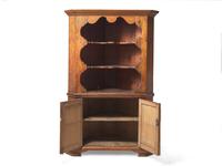 A Chippendale Pine Corner Cupboard