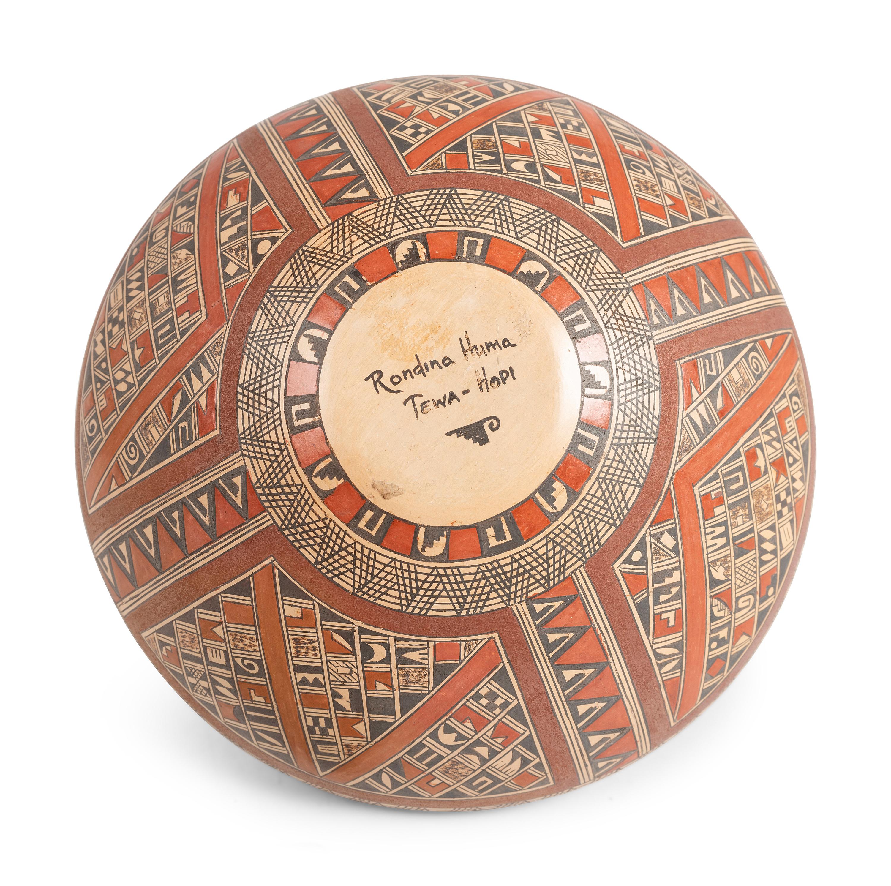 Polychrome Pottery Vase