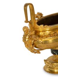A Continental Gilt-Bronze Jardinière