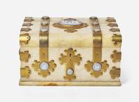 A Wedgwood Mounted Onyx Casket, UK, circa 1890s