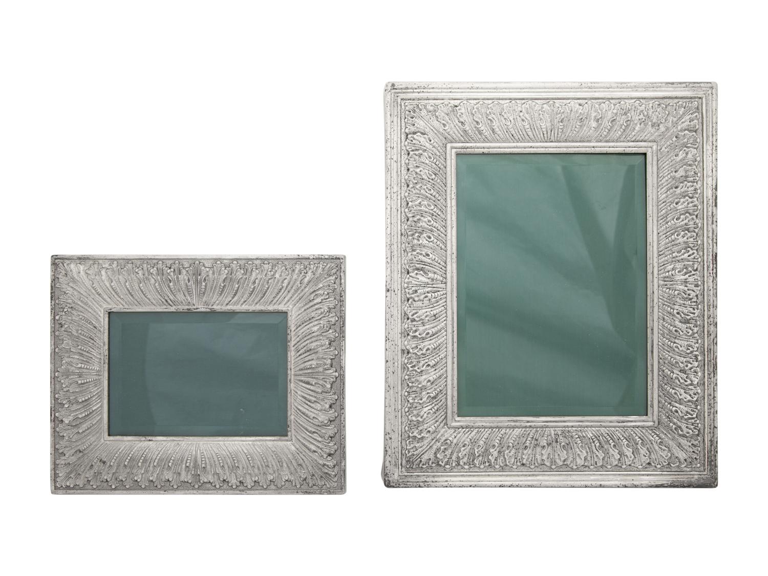 Two Buccellati Silver Picture Frames