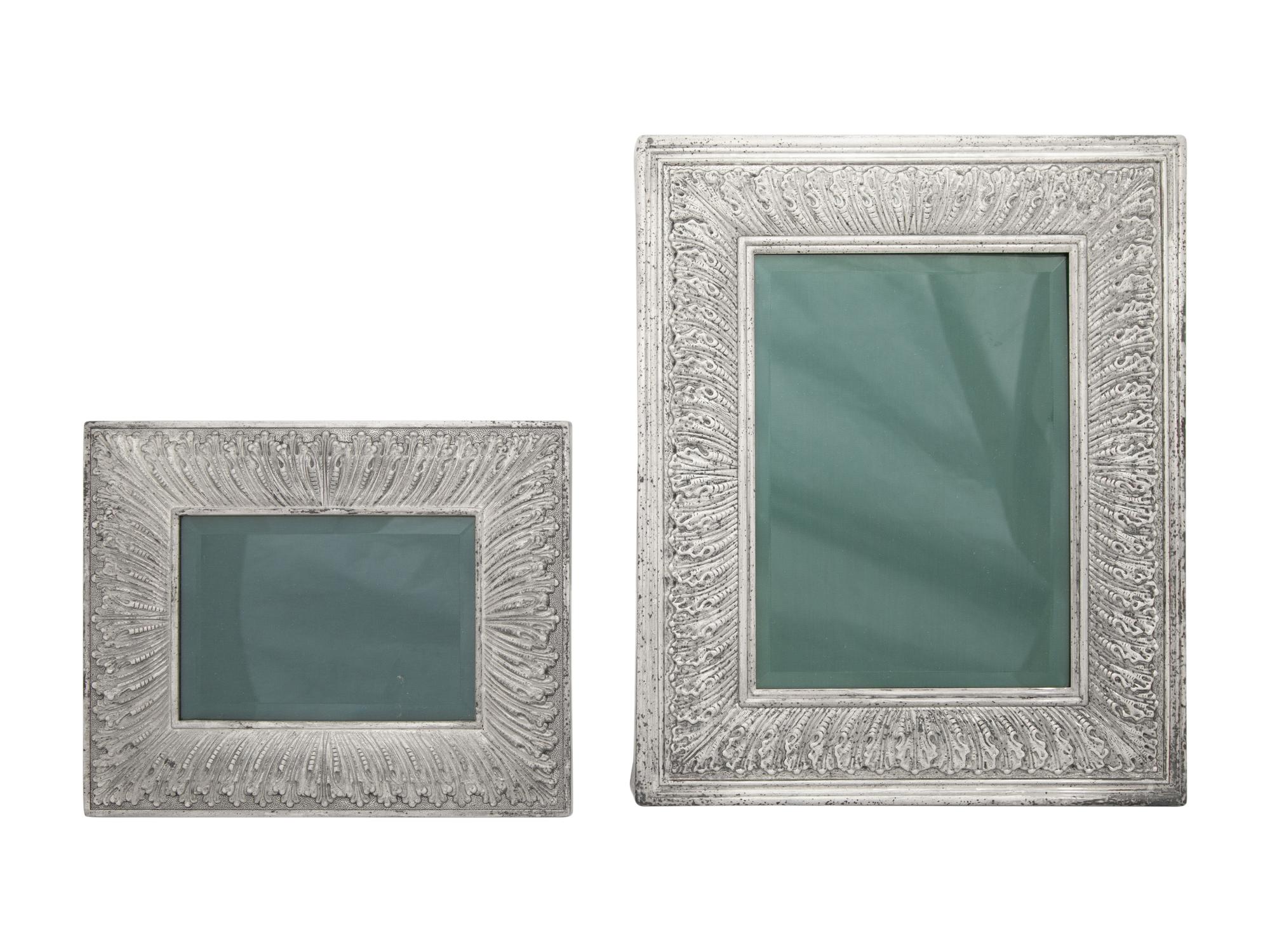 Two Buccellati Silver Picture Frames
