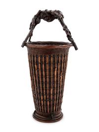 A Bamboo Flower Arranging Basket