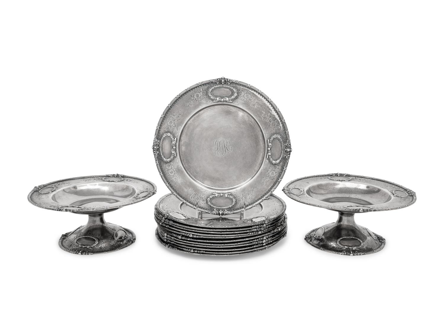 An American Silver Table Service
