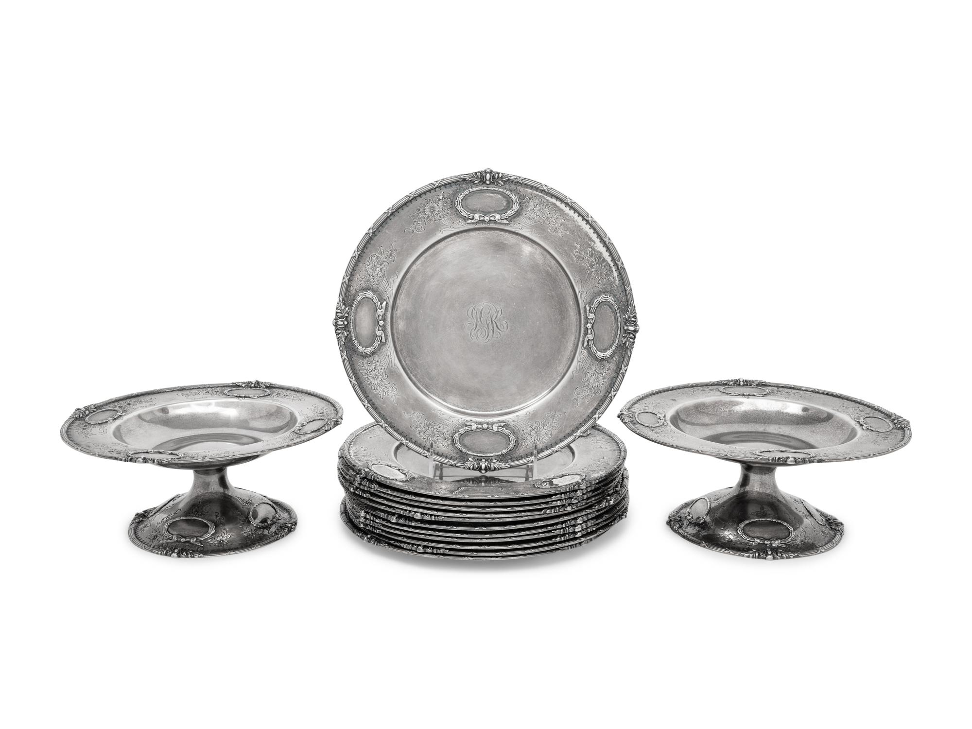 An American Silver Table Service