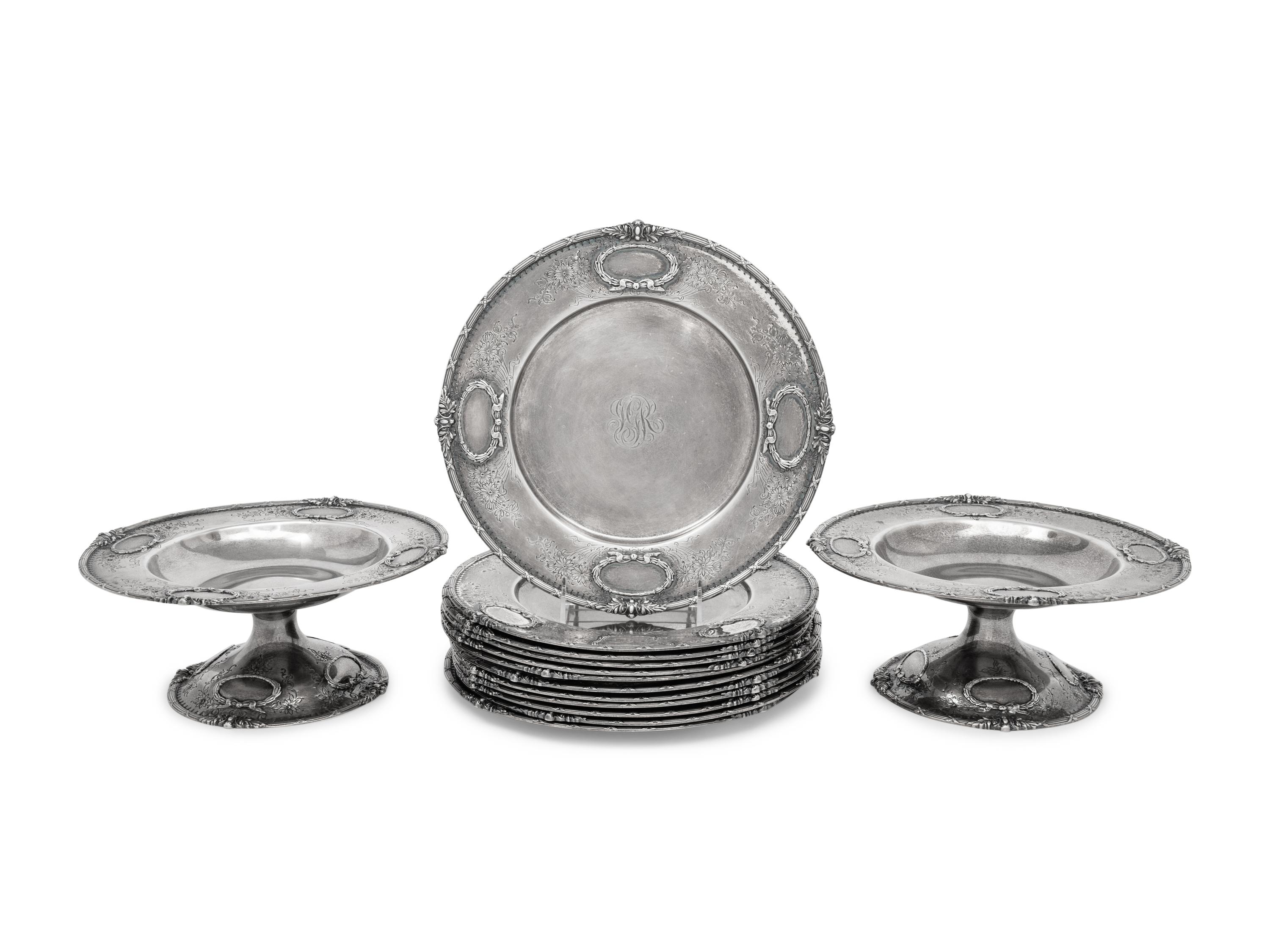 An American Silver Table Service