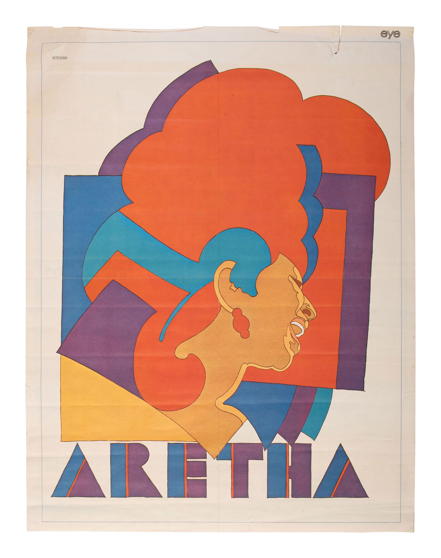 [MUSIC]. 3 posters promoting female musicians of the 20th-21st centuries, incl. Aretha Franklin and Erykah Badu.