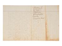[RECONSTRUCTION]. Manuscript legal document outlining the use of campaign funds by African American politician, abolitionist, and minister, Richard H. CAIN (1825-1887) for an 1870 Charleston, South Carolina, election.