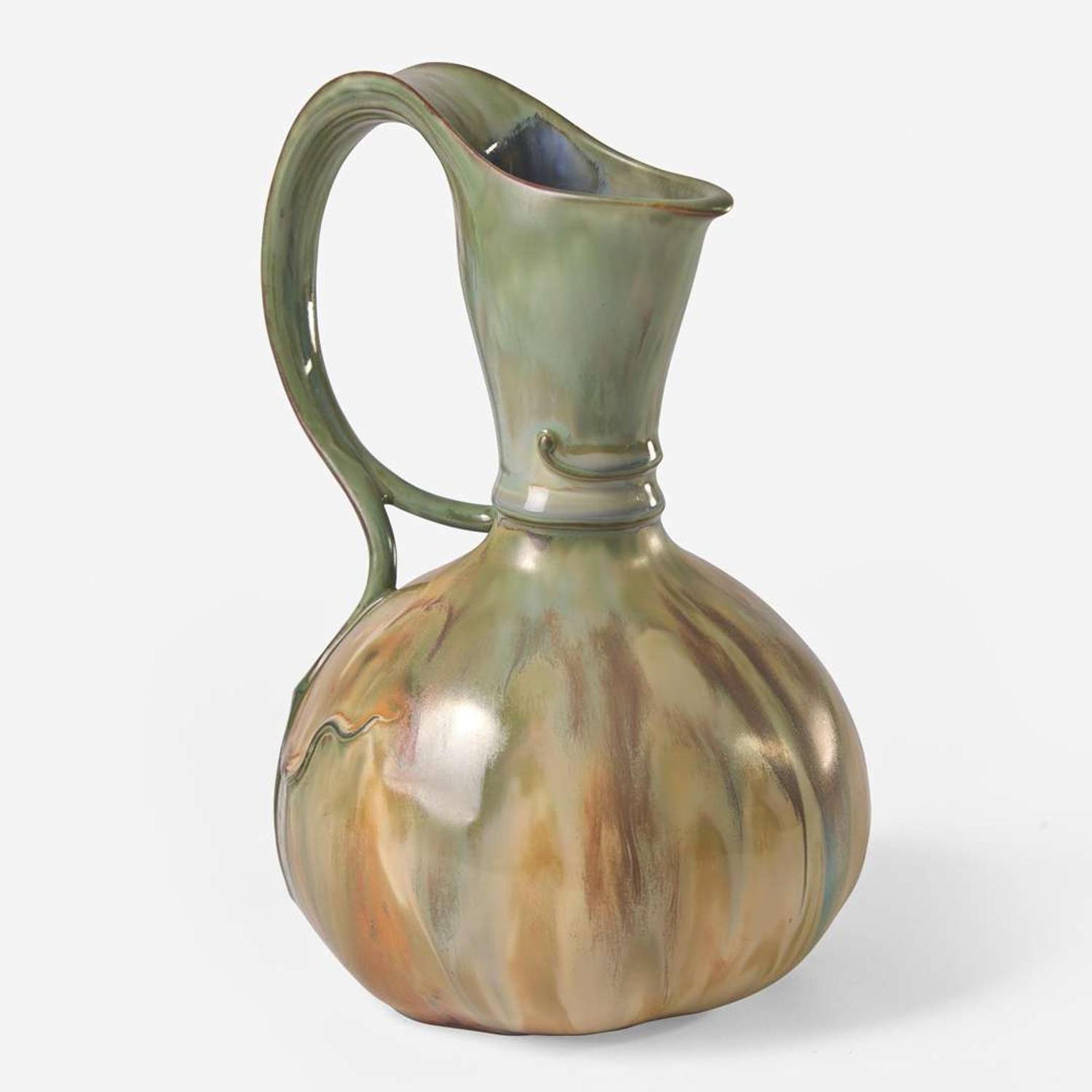 A French glazed porcelain pitcher Léon Kann (French, 1859-1925), Manufacture nationale de Sèvres, France, 1900