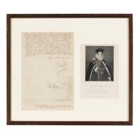 Cecil, William, 1st Baron Burghley (1520-1598). Autograph document signed ("W. Burghley") as Lord High Treasurer to unknown recipient, possibly relating to a debt. [London], July 1574.