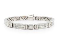 DIAMOND AND WHITE GOLD BRACELET