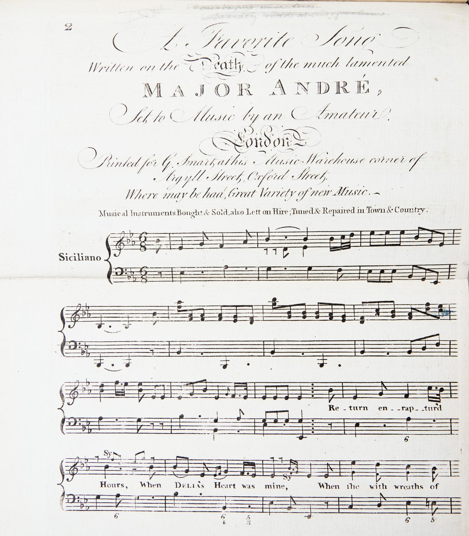 [American Revolution] Smith, Joshua Hett. An Authentic Narrative of the Causes Which led to the Death of Major Andre, Adjutant-General of His Majesty's Forces in North America