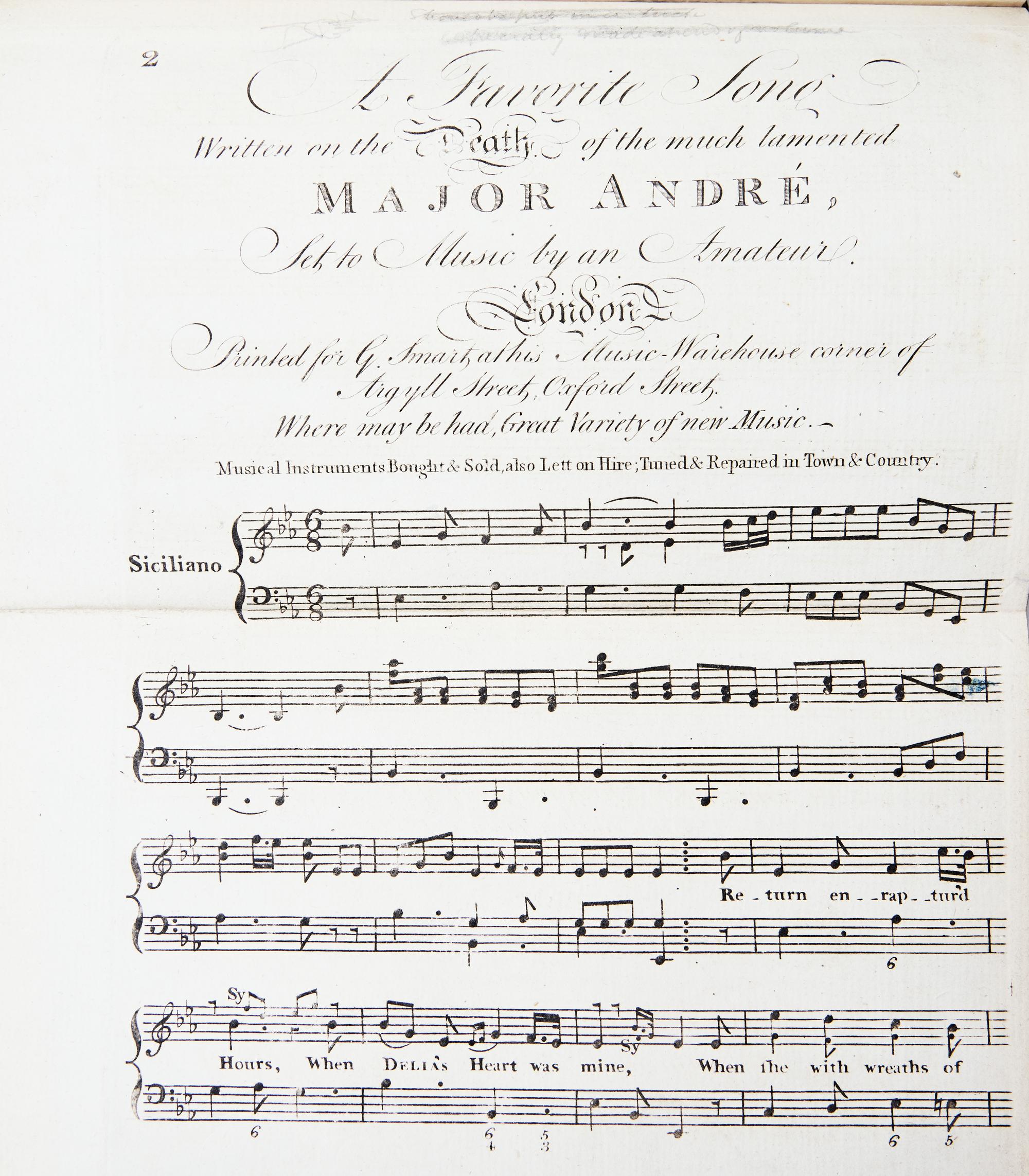 [American Revolution] Smith, Joshua Hett. An Authentic Narrative of the Causes Which led to the Death of Major Andre, Adjutant-General of His Majesty's Forces in North America