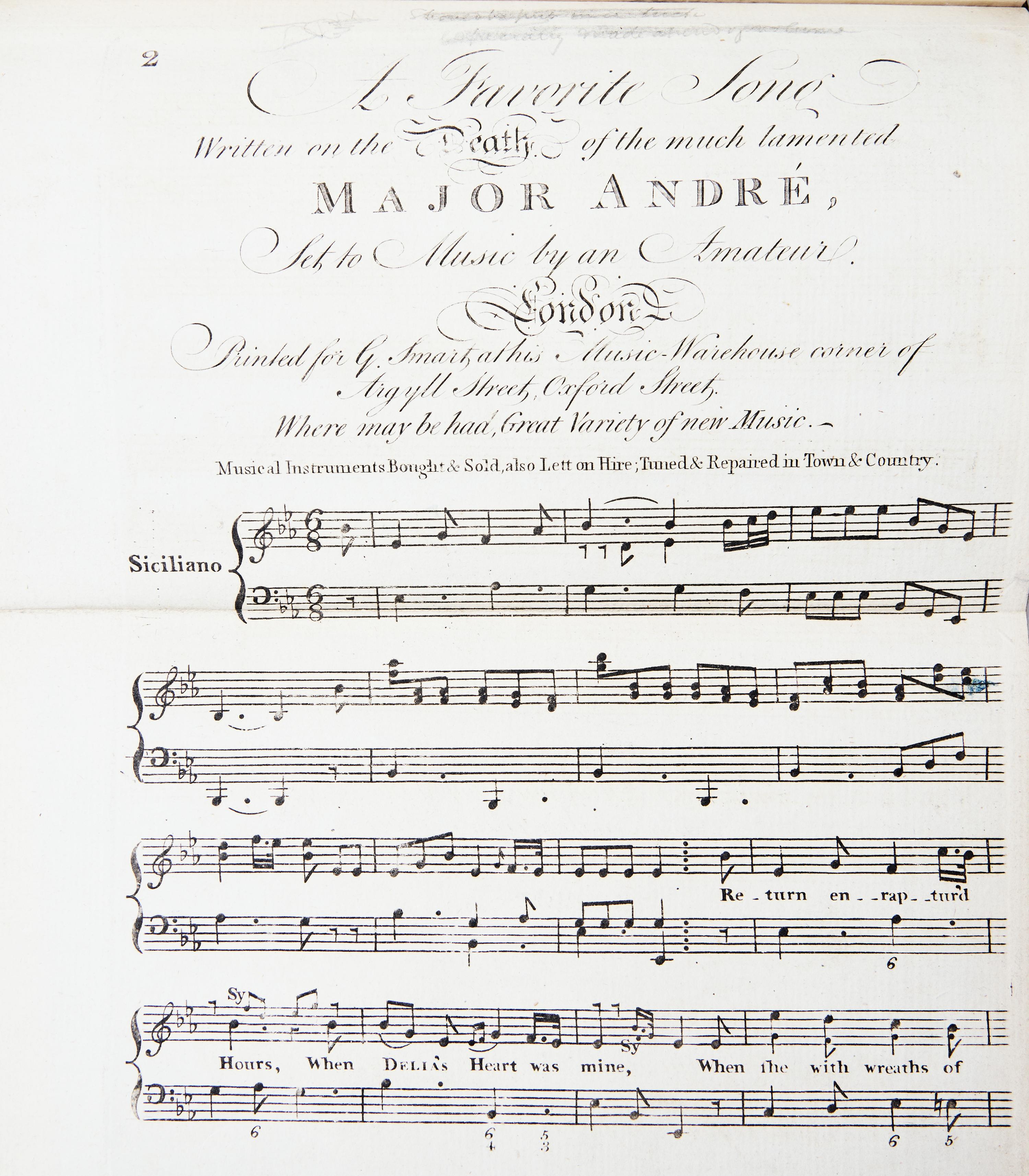 [American Revolution] Smith, Joshua Hett. An Authentic Narrative of the Causes Which led to the Death of Major Andre, Adjutant-General of His Majesty's Forces in North America