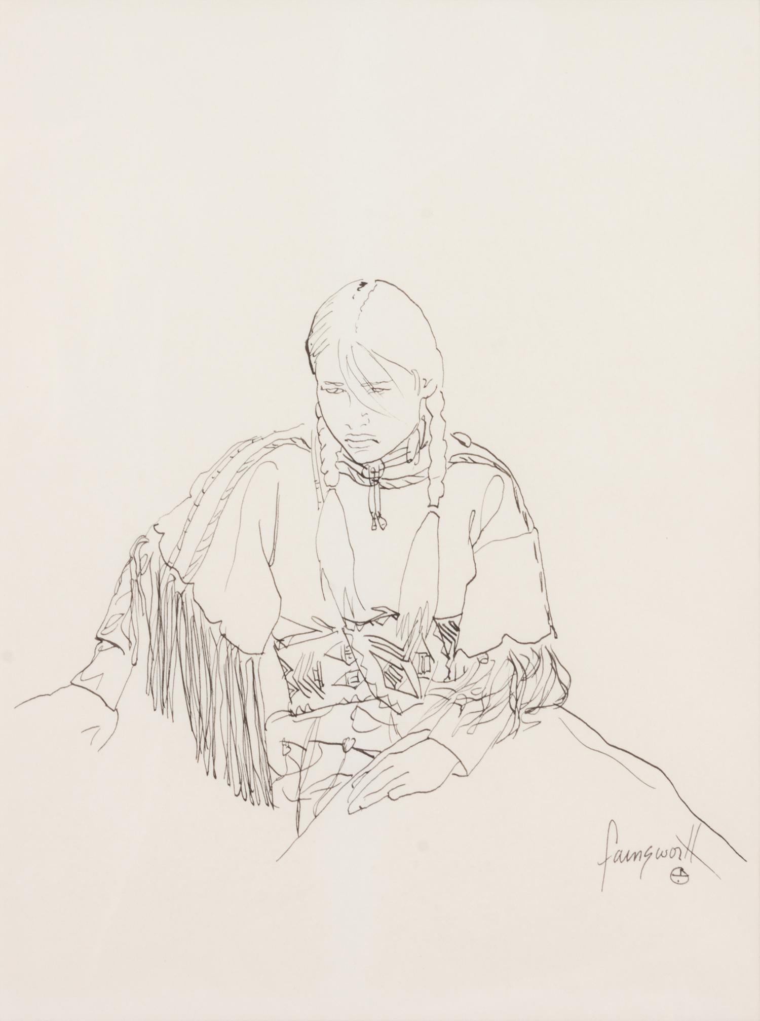 Portrait of Indian girl