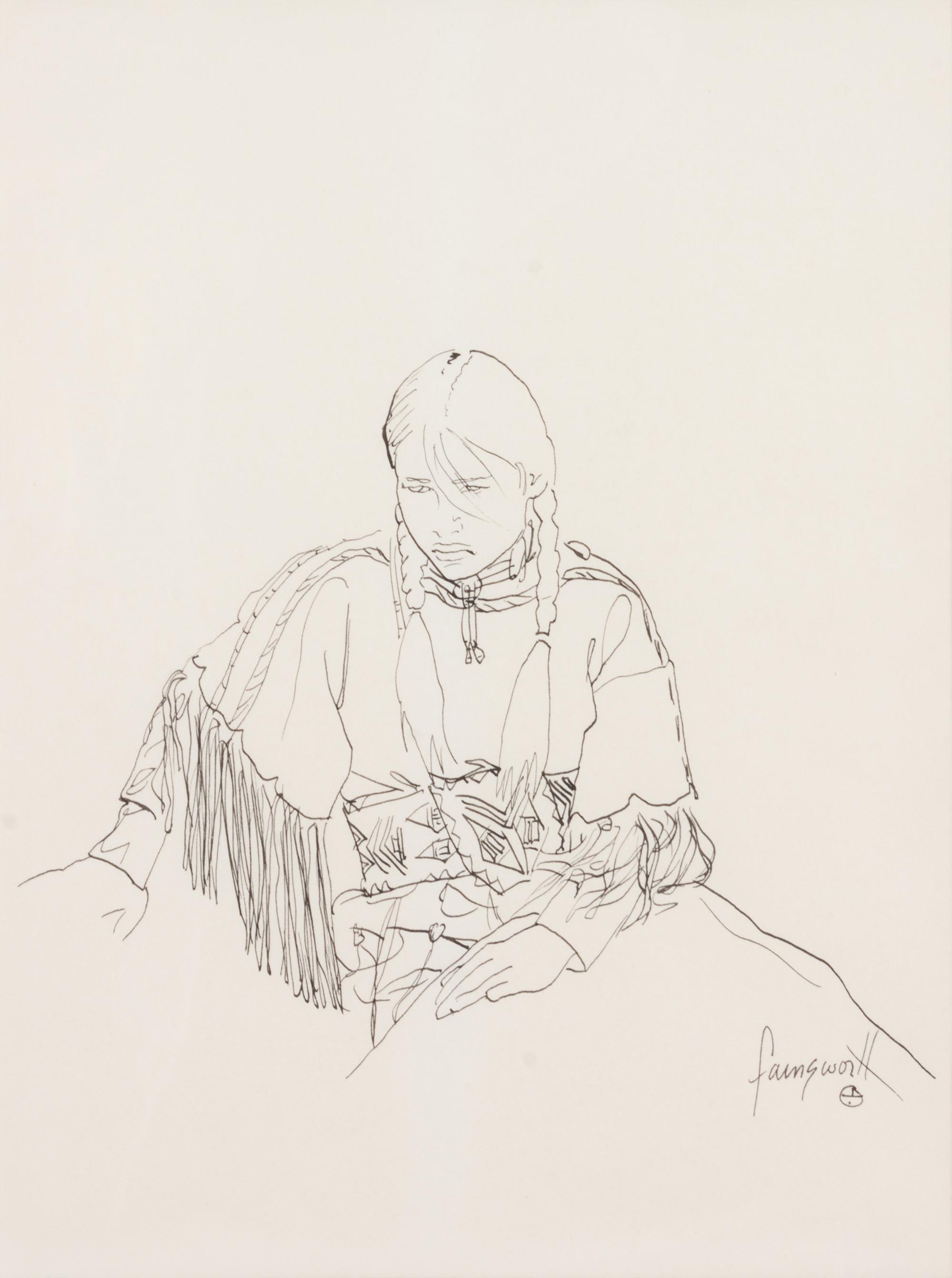 Portrait of Indian girl