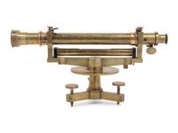 A French Brass Surveyor's Level