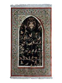 A Hereke Silk and Wool Rug