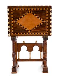 A Miniature Marquetry Vargueño