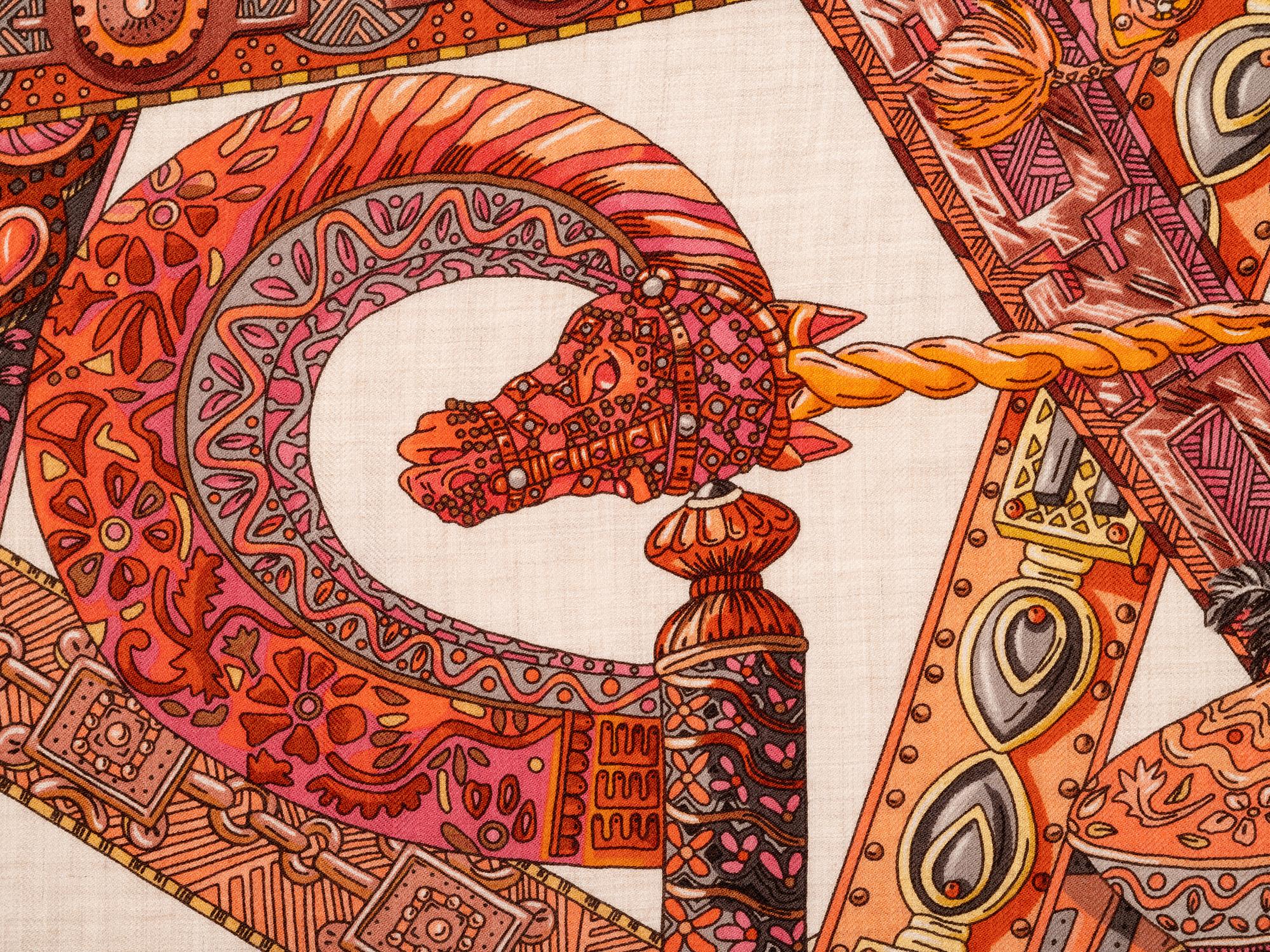 Hermès 140cm Cashmere/Silk Scarf