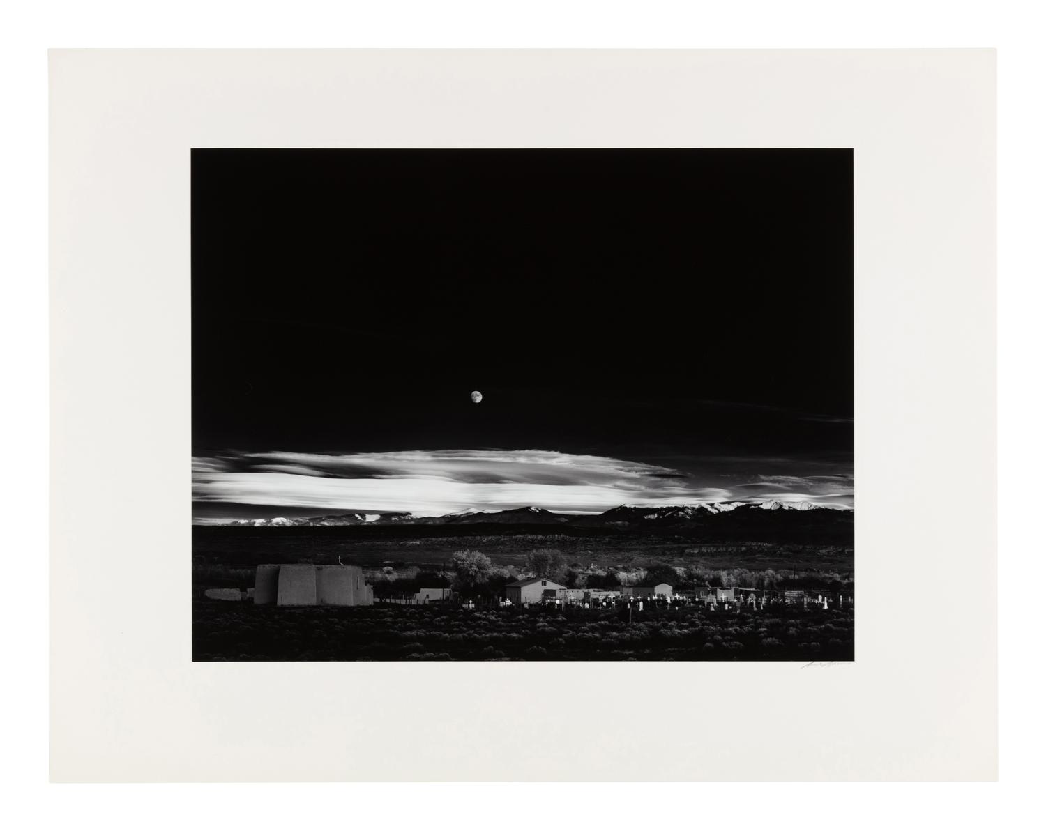 Ansel Adams (1902-1984) Moonrise, Hernandez, NM, 1941