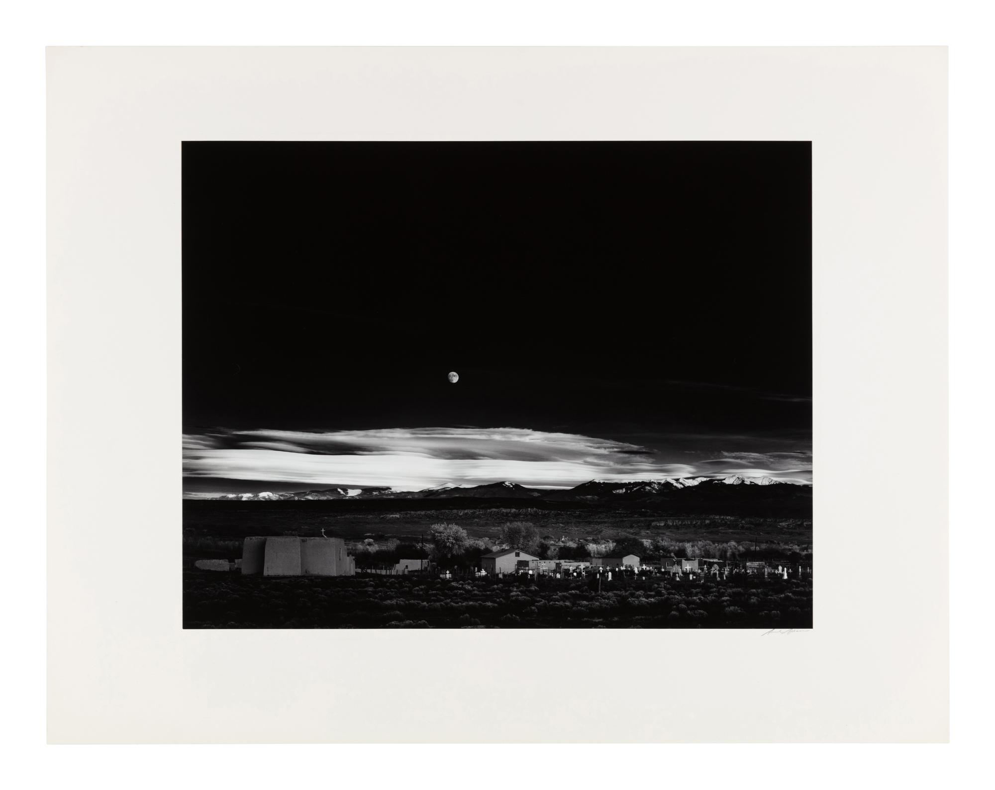 Ansel Adams (1902-1984) Moonrise, Hernandez, NM, 1941