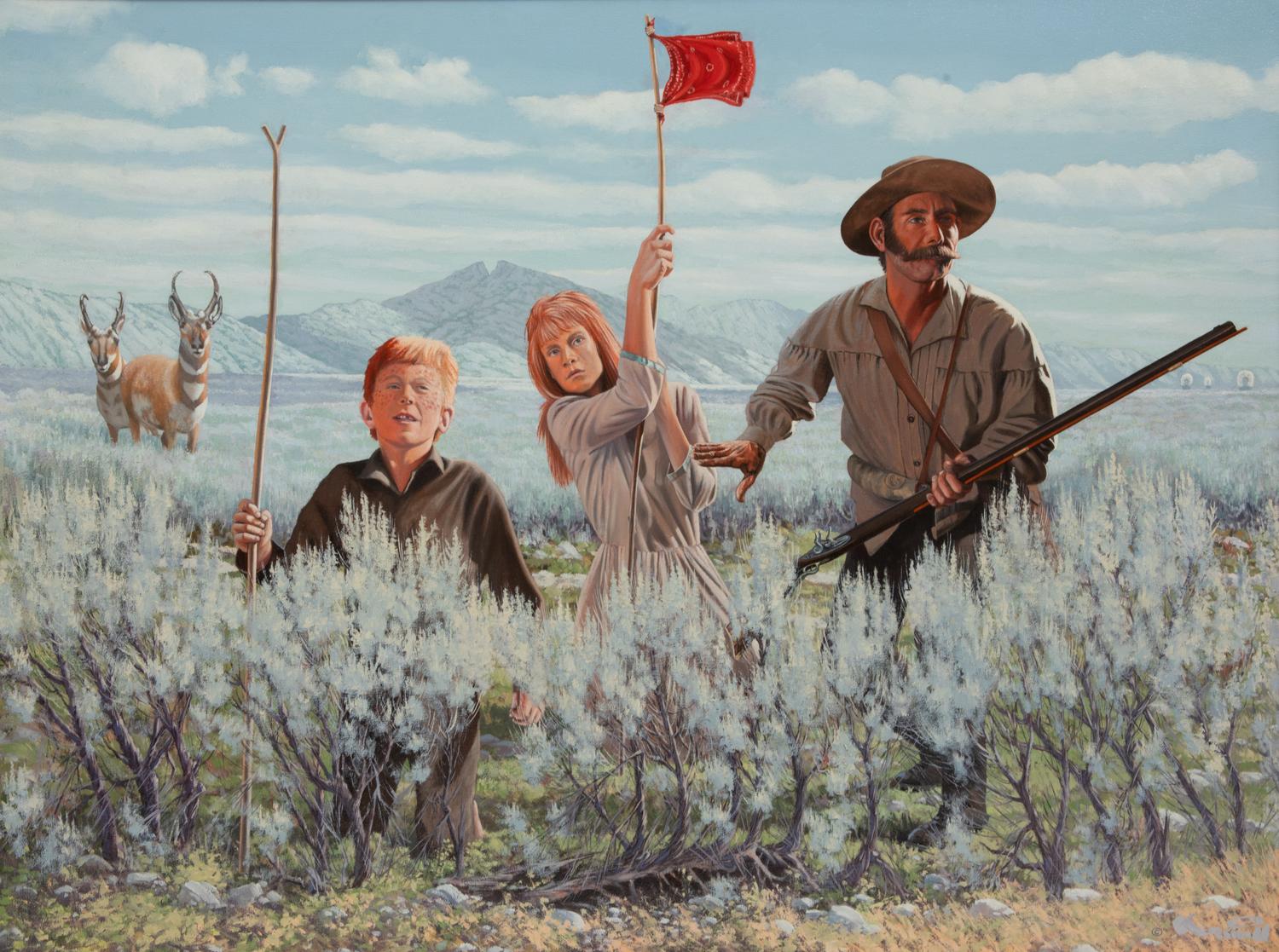 Antelope Hunters At Split Rock