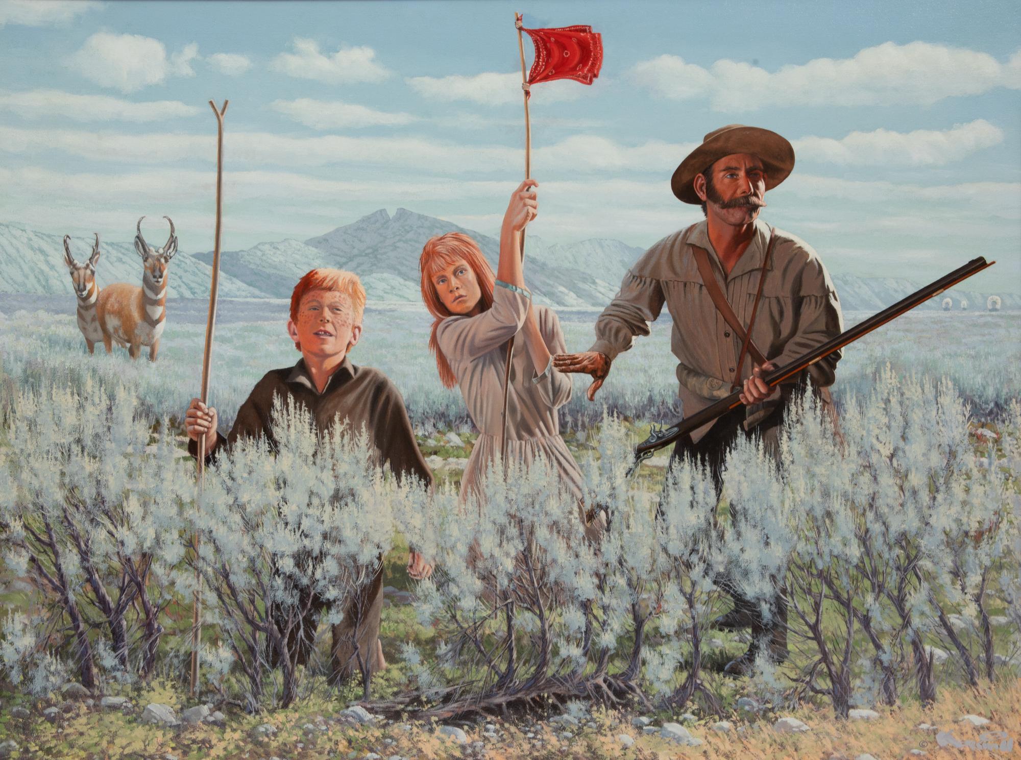 Antelope Hunters At Split Rock