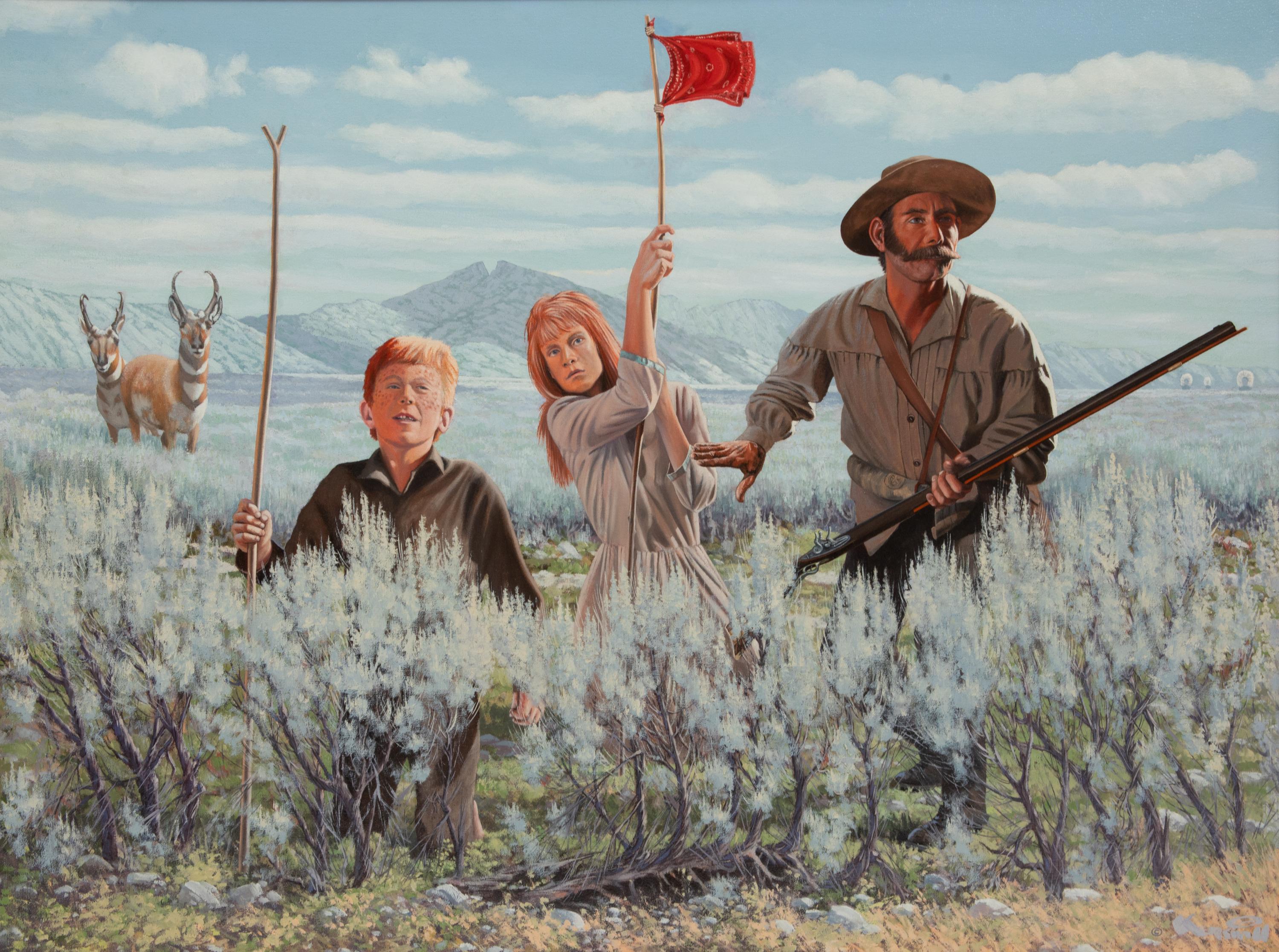 Antelope Hunters At Split Rock