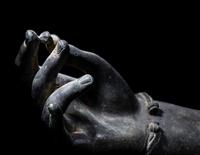 A Roman Bronze Right Hand, Possibly from a Statue of Aphrodite