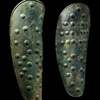 A Pair of European Bronze Age Greaves