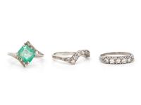 COLLECTION OF DIAMOND RINGS
