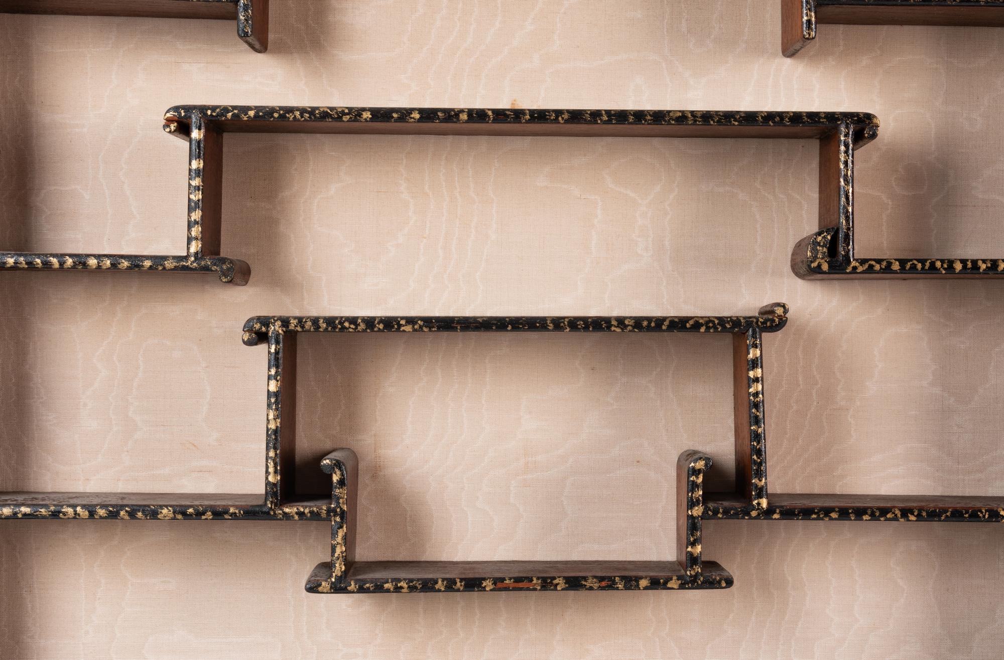 A Chinese Hardwood Displaying Cabinet
