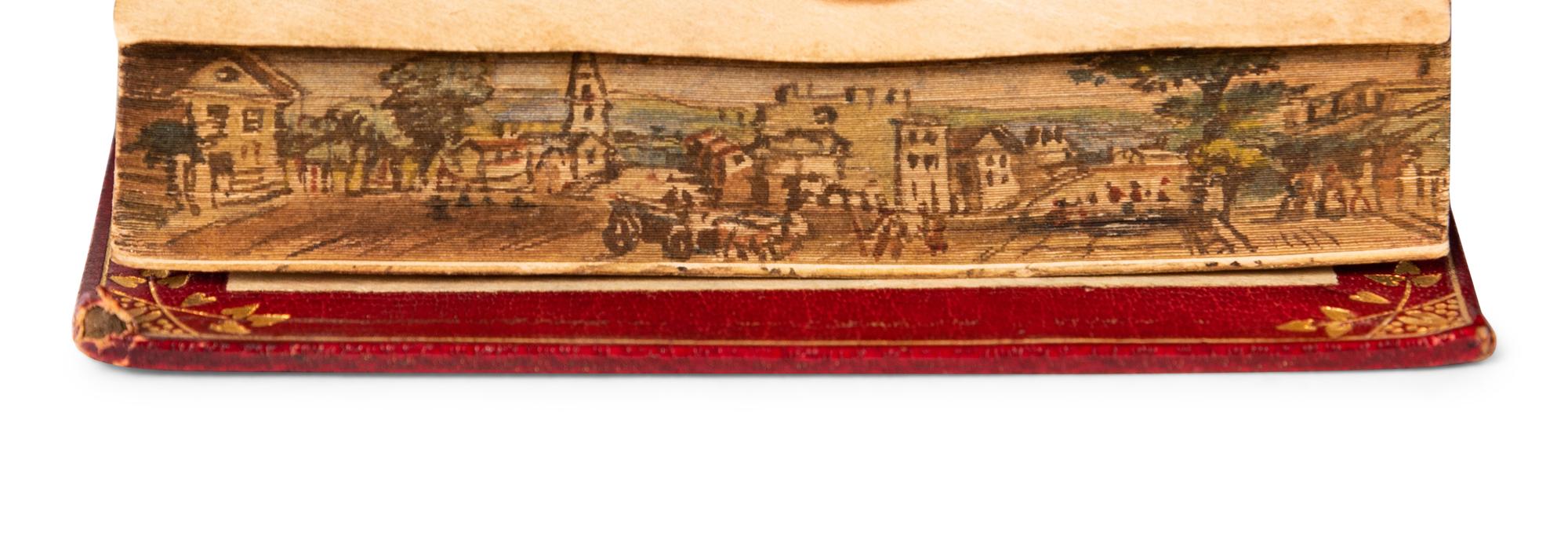 [FORE-EDGE PAINTING] -- A Group of 4 works in 5 volumes regarding Courtly Love and Victorian Medievalism concealing fore-edge paintings, comprising: