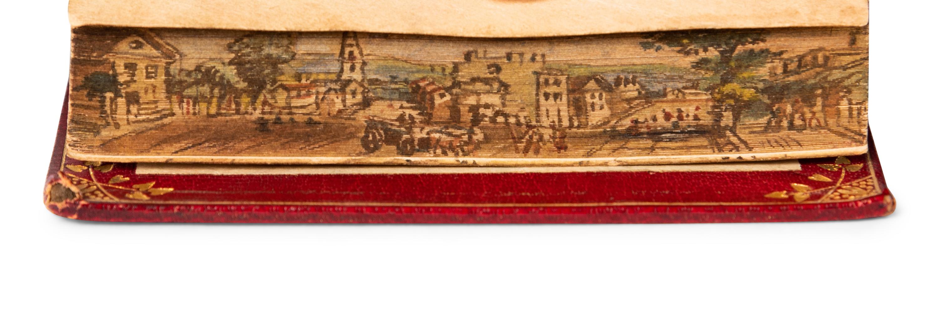 [FORE-EDGE PAINTING] -- A Group of 4 works in 5 volumes regarding Courtly Love and Victorian Medievalism concealing fore-edge paintings, comprising:
