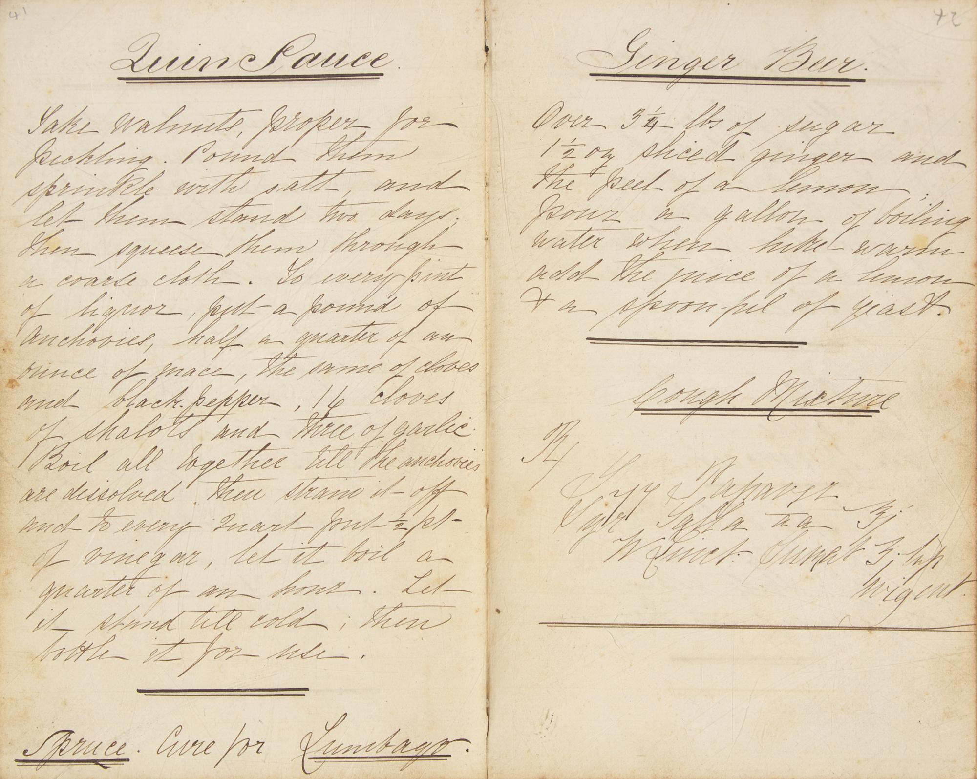 [Food & Drink] Group of 5 Manuscript Recipe Books