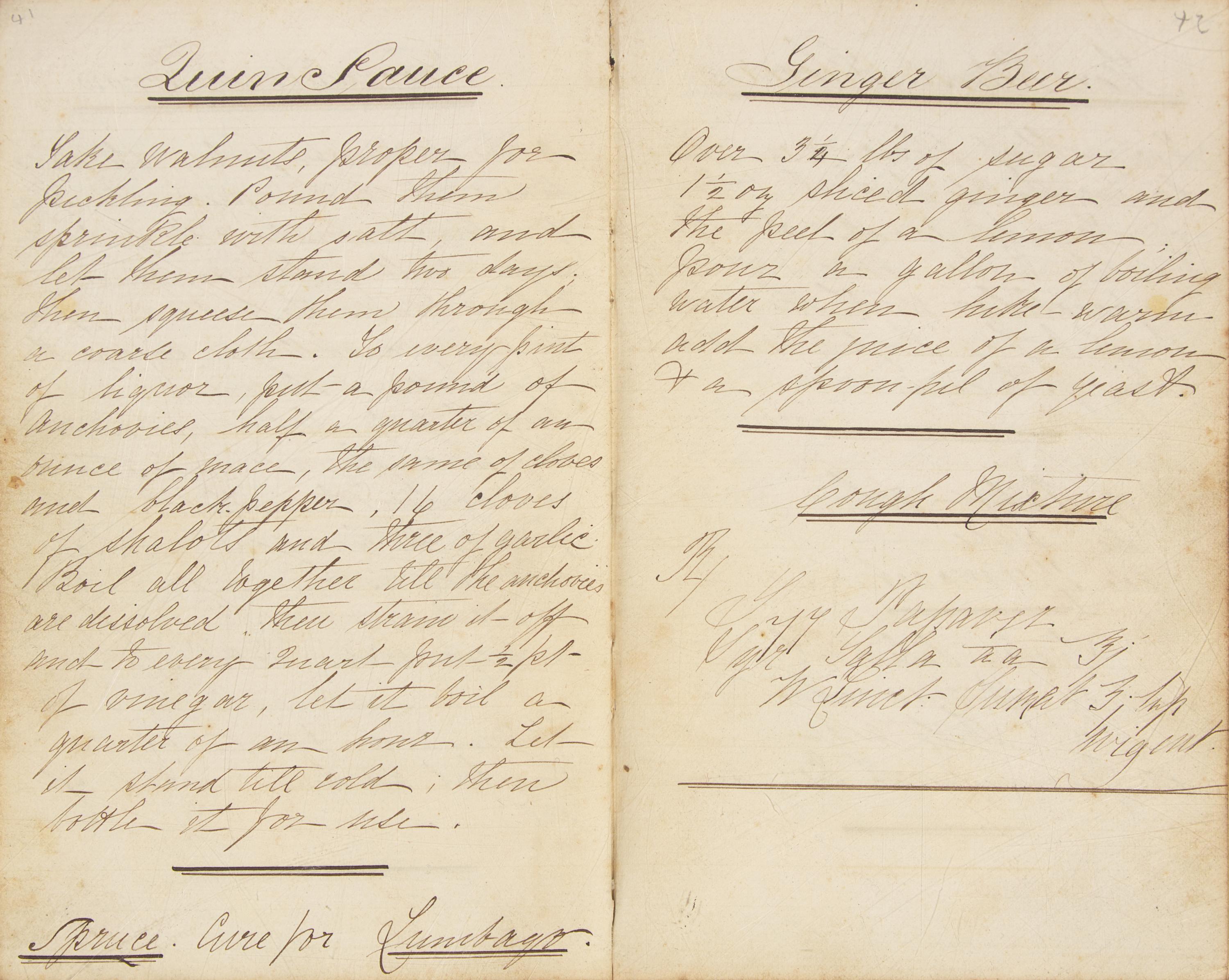 [Food & Drink] Group of 5 Manuscript Recipe Books