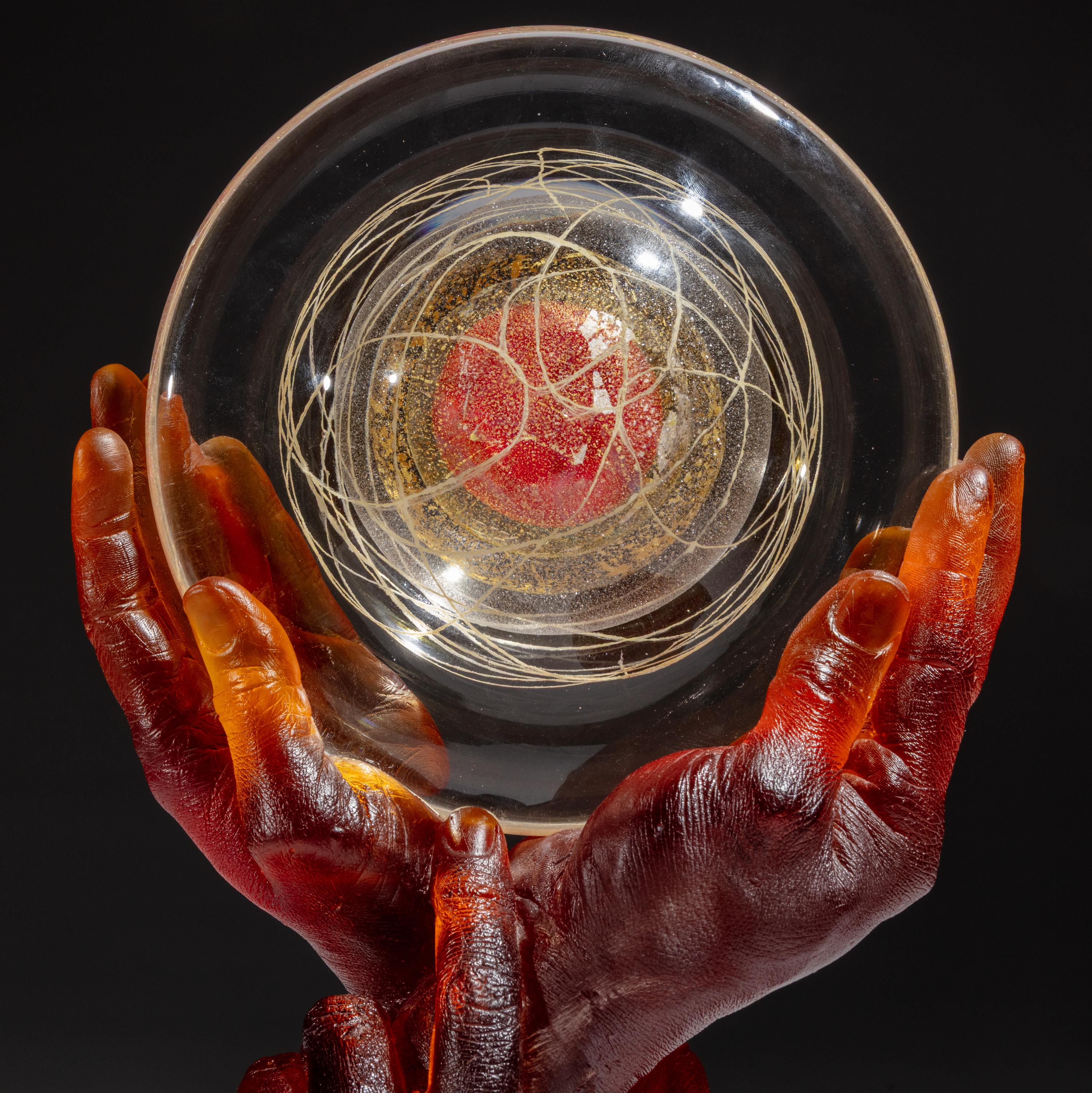 John Littleton and Kate Vogel (American, b. 1957 | b. 1956) — Hands Enfolding the World, 2002