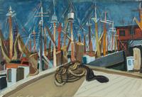 Fishing Boats , c. 1940s