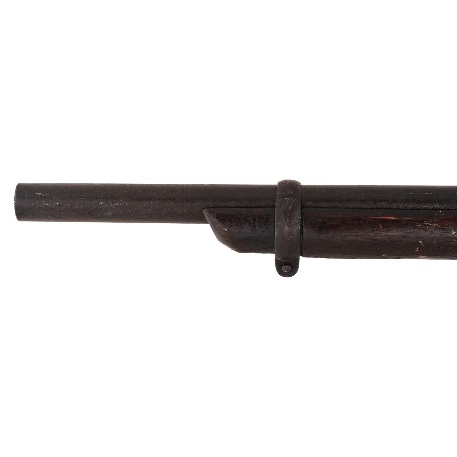 Period Shortened Native Used British Pattern 1853 Enfield Rifle Musket