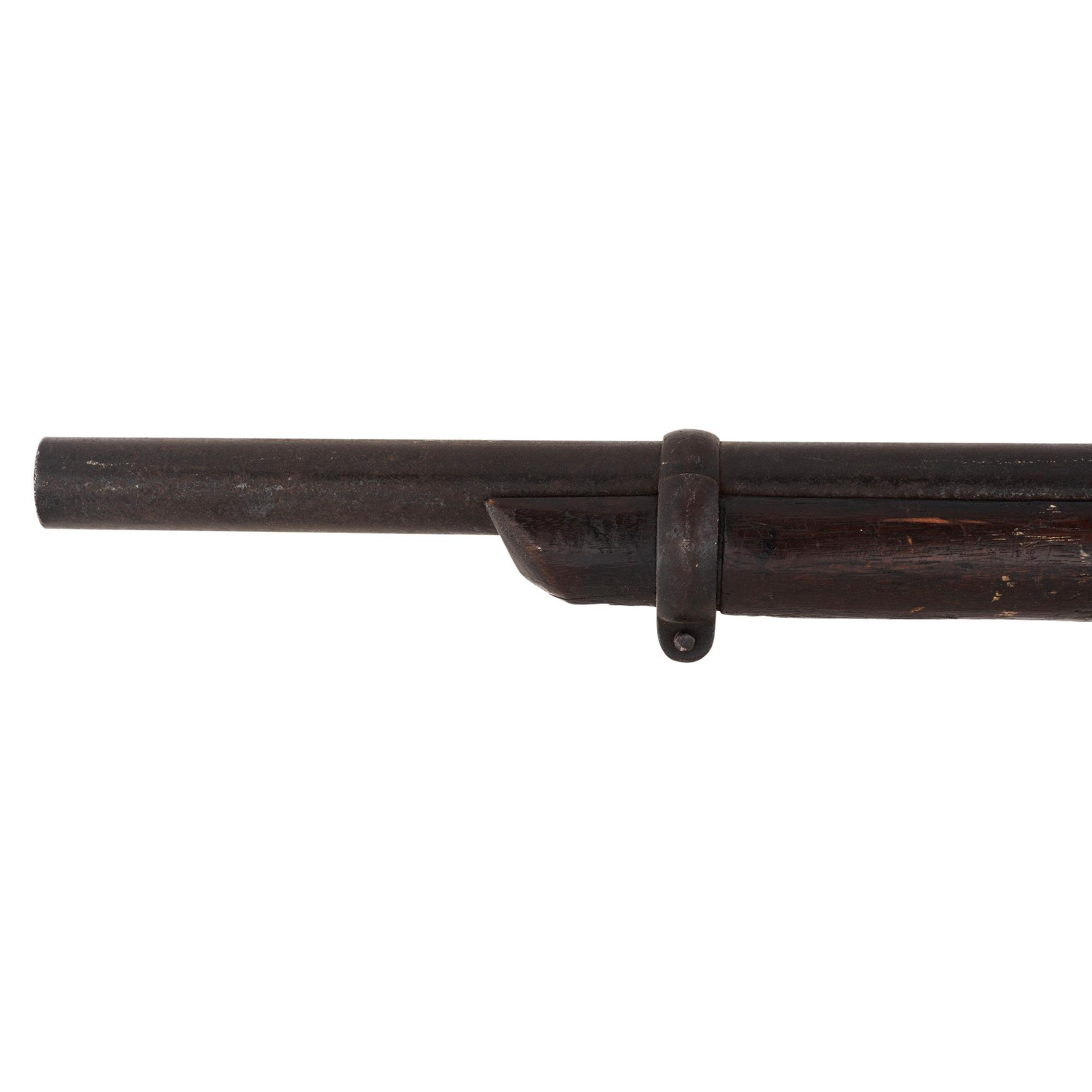 Period Shortened Native Used British Pattern 1853 Enfield Rifle Musket